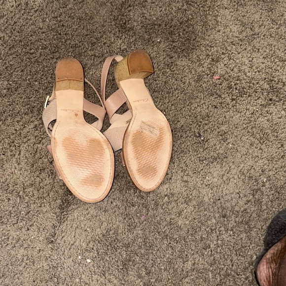 Clarks Praline Leather Ellis Tilda Heels - Picture 5 of 6